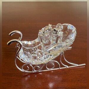 Swarovski Crystal Sled with crystal presents